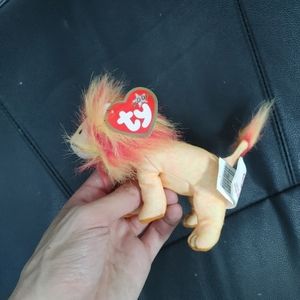 Bushy the Lion Ty 2000 Millenium Miniature Beanie Baby